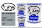 Preview: Mercedes-Benz, Astro Silver Metallic, 735: 1L Lackdose + 1L Klarlack + 500ml Härter - Set, von ATW Autoteile West.